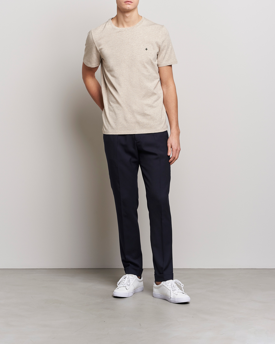 Herren | T-Shirts | Morris | James Cotton T-Shirt Beige
