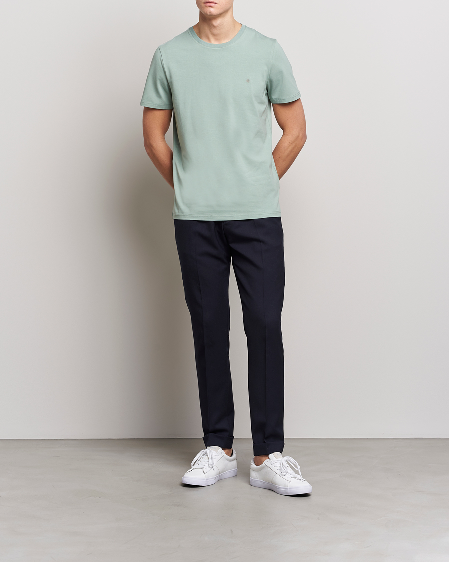 Herren | T-Shirts | Morris | James Cotton T-Shirt Green