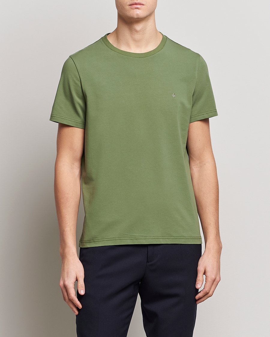 Herren | T-Shirts | Morris | James Cotton T-Shirt Dark Green