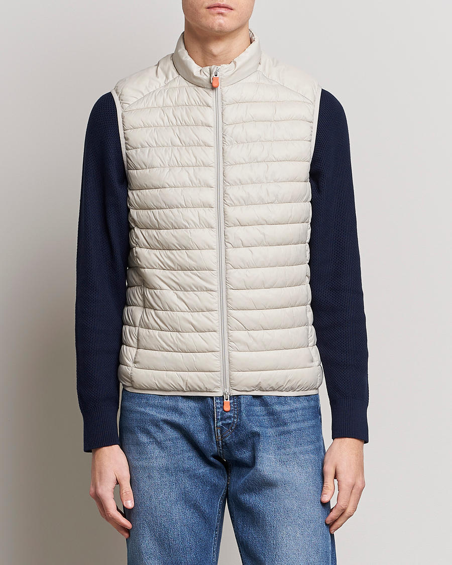 Herren | Westen | Save The Duck | Adamus Lightweight Padded Vest Rainy Beige