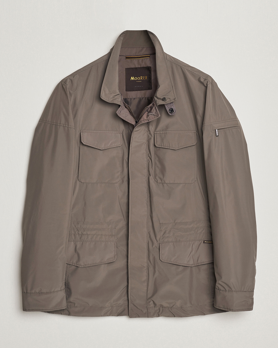 Herren | Jacken | MooRER | Waterproof Nylon Field Jacket Brown