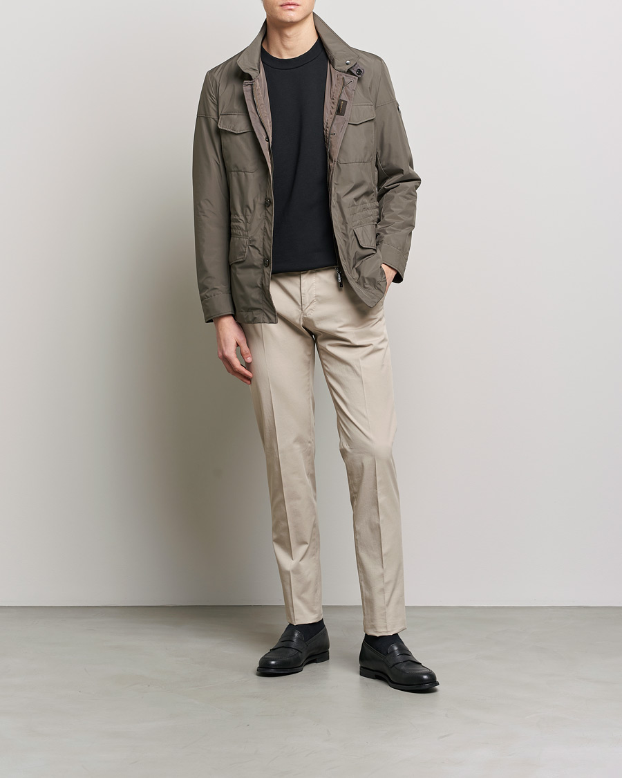 Herren | Jacken | MooRER | Waterproof Nylon Field Jacket Brown