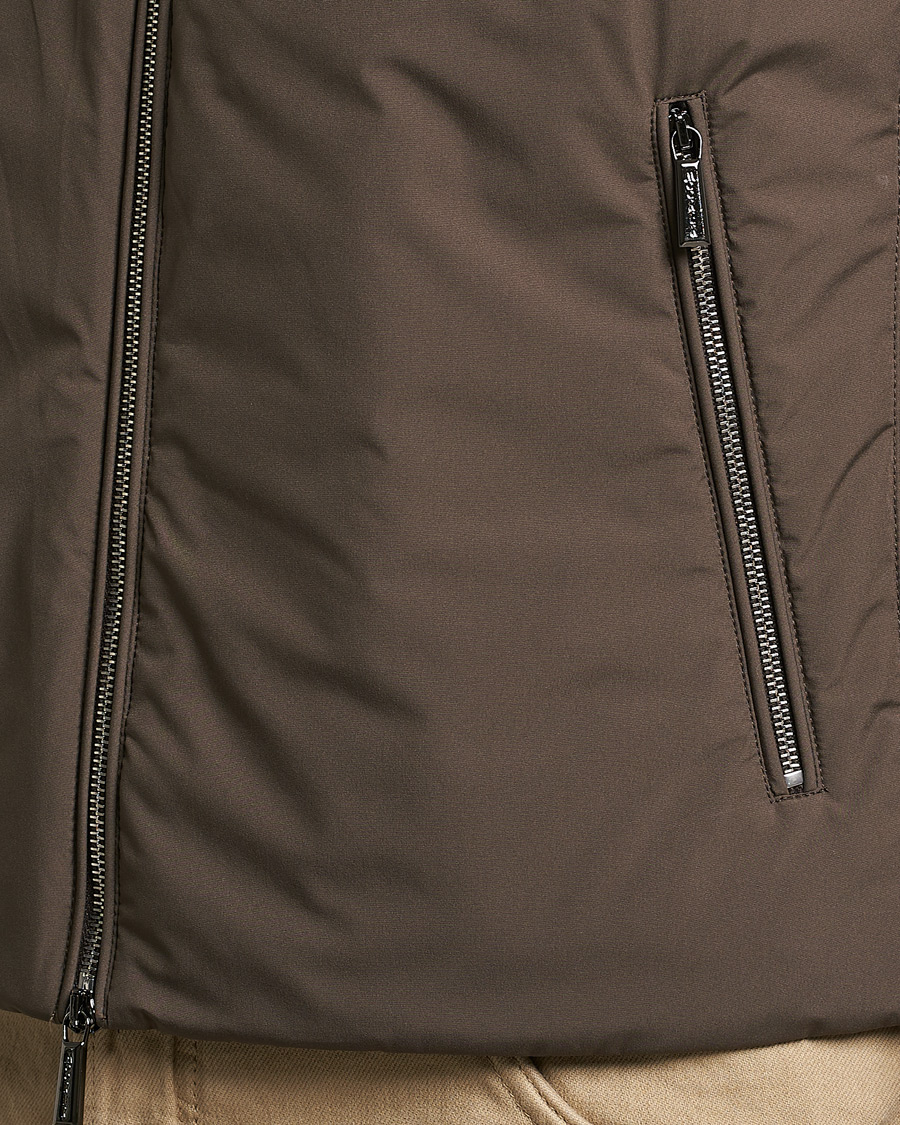 Herren | Westen | MooRER | Senio Padded Vest Brown