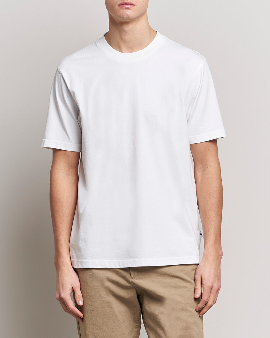 Herren | NN07 | NN07 | Adam Pima Crew Neck T-Shirt White