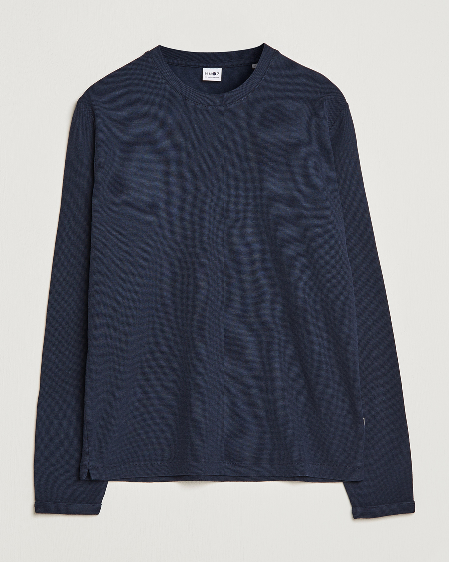 Herren | Pullover | NN07 | Clive Knitted Sweater Navy Blue