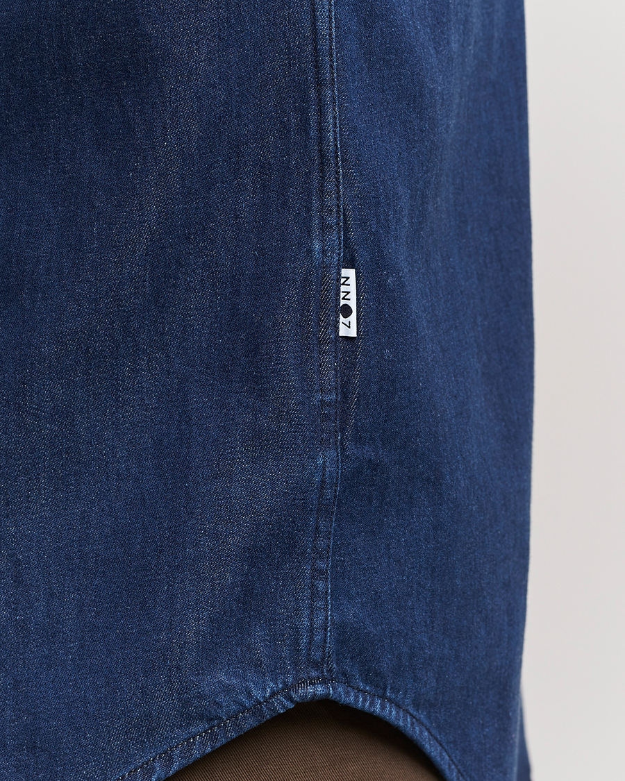 Herren | Hemden | NN07 | Cohen Tencel Denim Shirt Dark Indigo