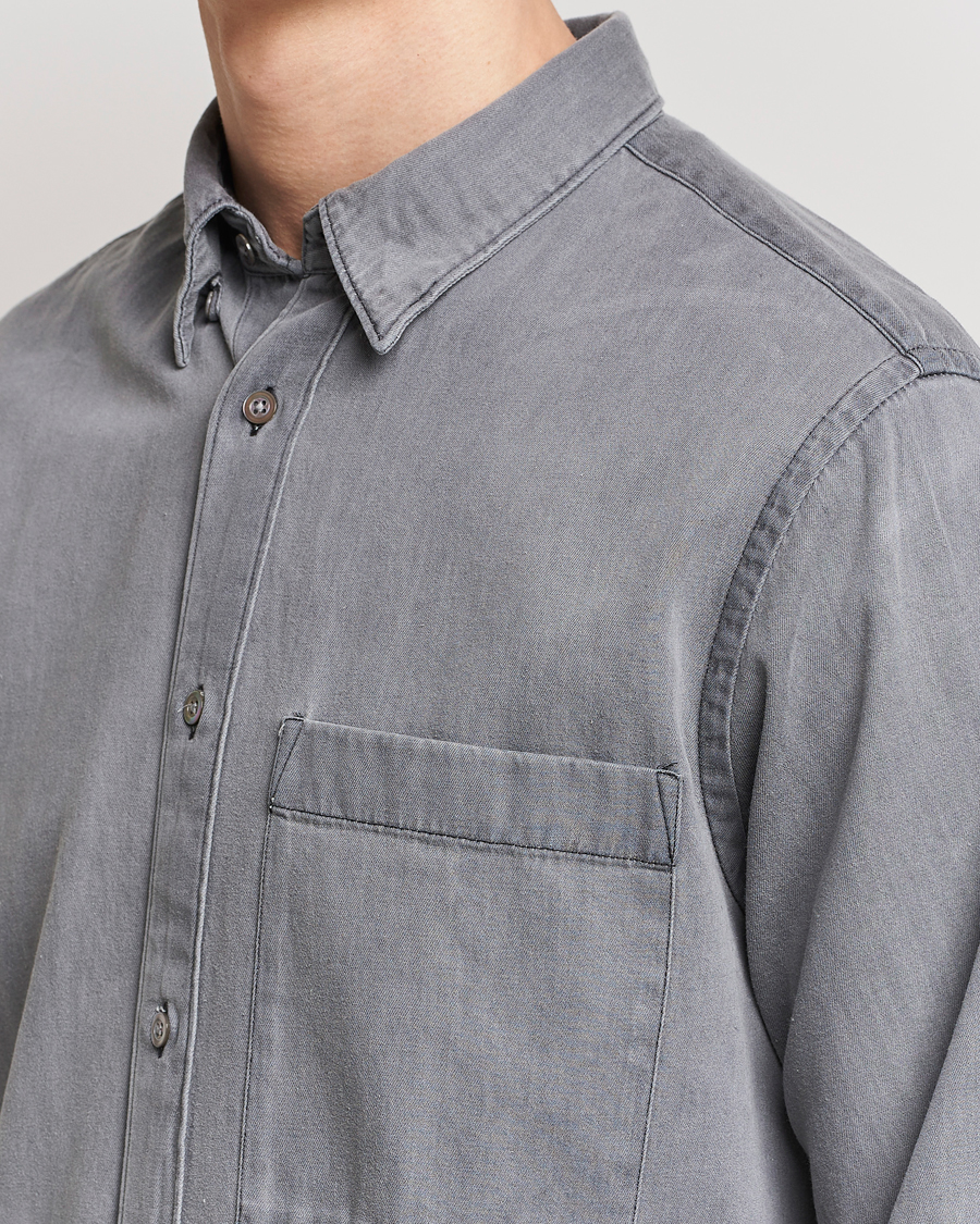 Herren | Hemden | NN07 | Cohen Tencel Denim Shirt Grey Denim