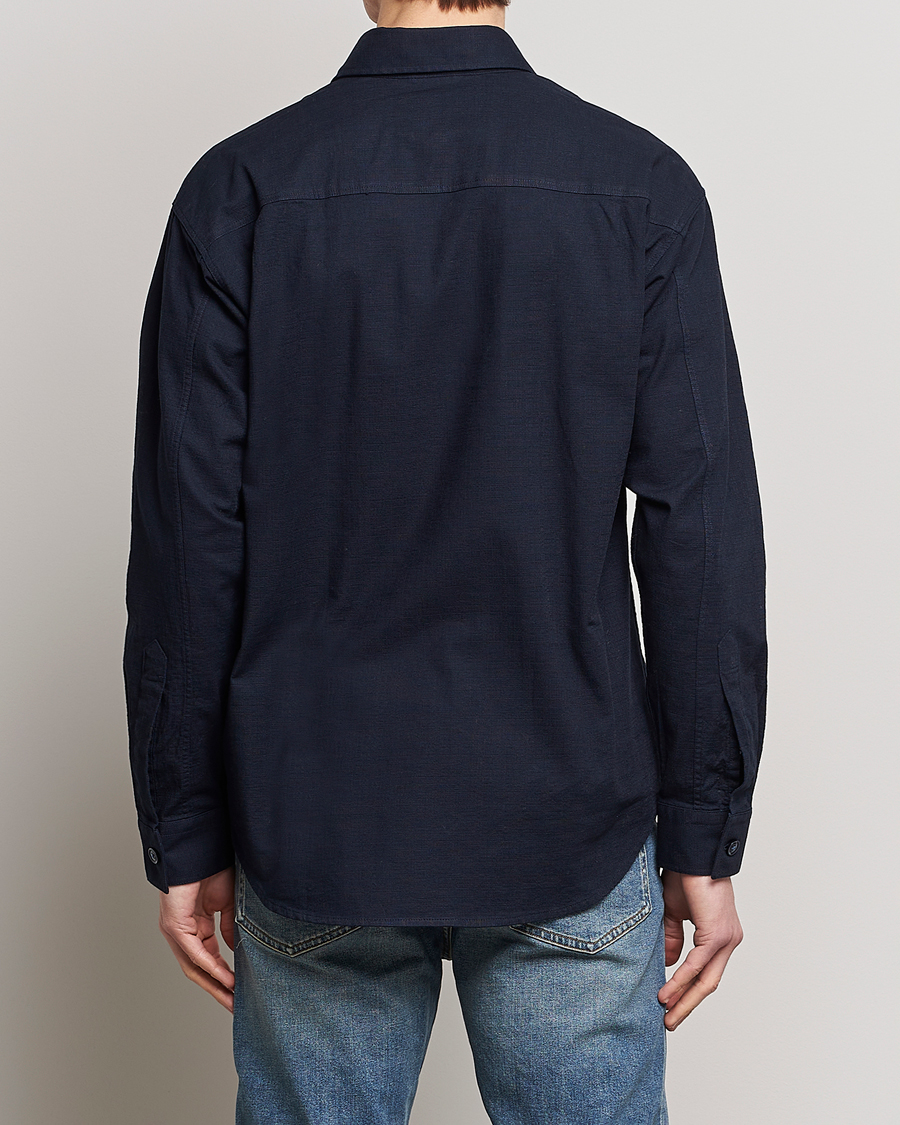 Herren | Hemden | NN07 | Adwin Cotton Pocket Shirt Navy Blue