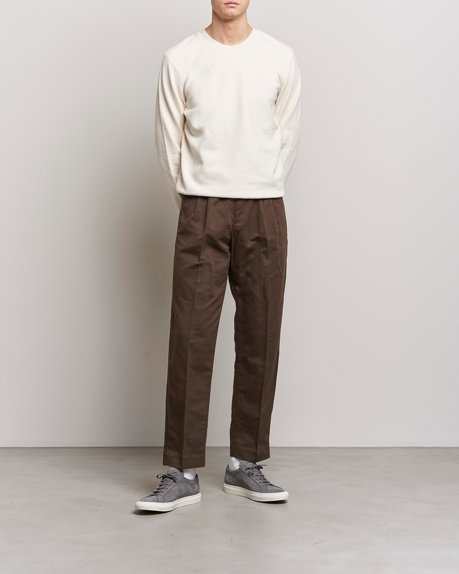 Herren | Hosen | NN07 | Fritz Pleated Trousers Brown