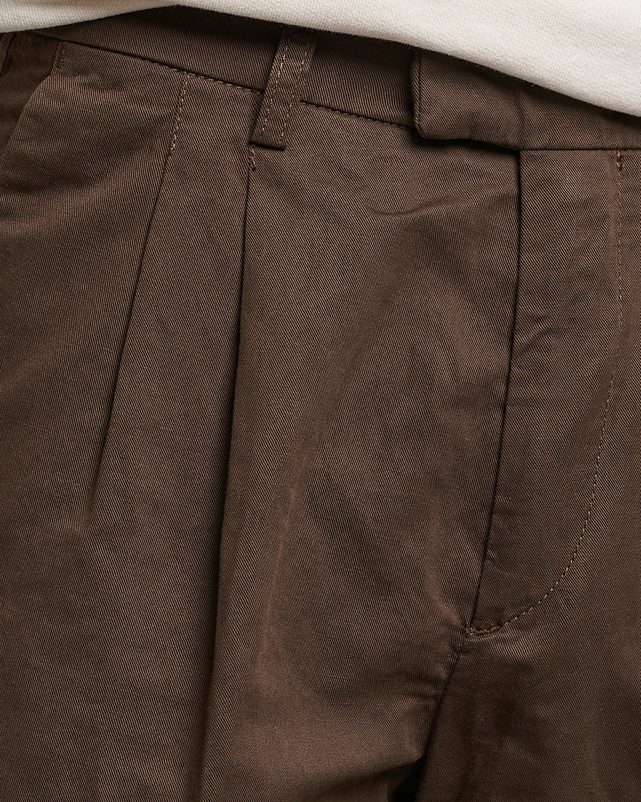 Herren | Hosen | NN07 | Fritz Pleated Trousers Brown