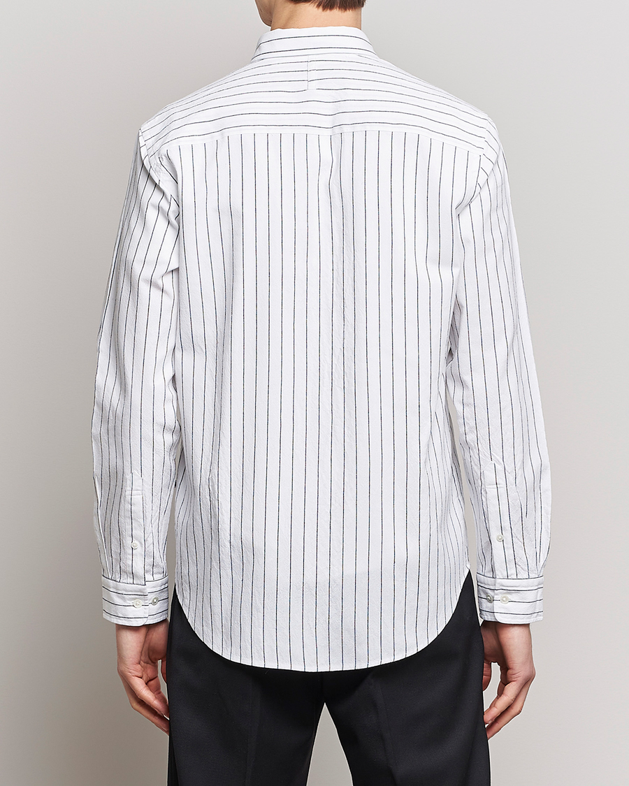 Herren | Hemden | NN07 | Arne Creppe Striped Shirt Black/White