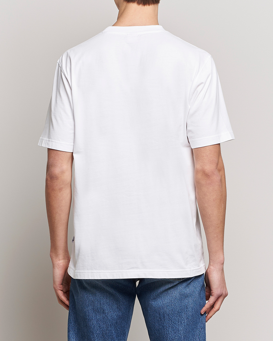 Herren | T-Shirts | NN07 | Adam Printed Crew Neck T-Shirt White