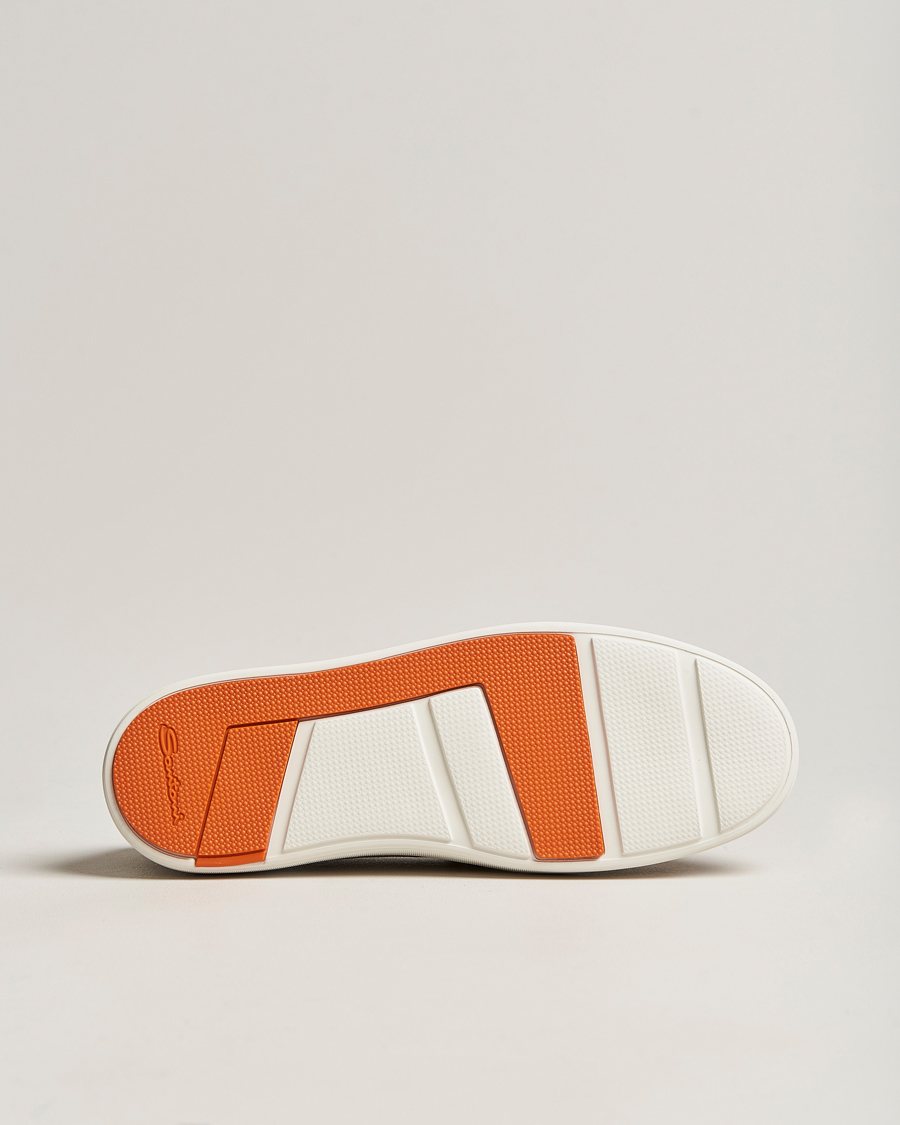 Herren | Santoni Lacetto Slip On Beige Suede | Santoni | Lacetto Slip On Beige Suede