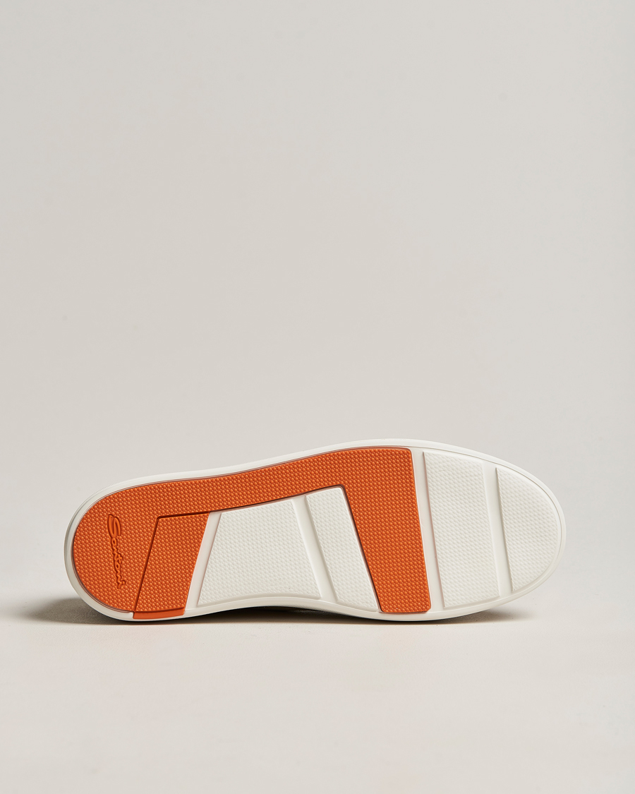 Herren | Santoni Plain Sneaker Beige Suede | Santoni | Plain Sneaker Beige Suede