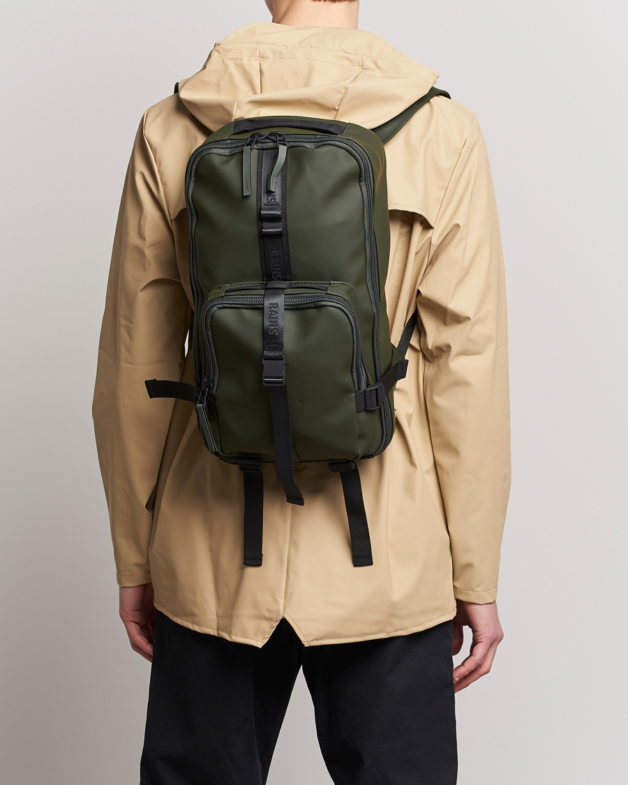 Herren | RAINS Trail Rucksack Green | RAINS | Trail Rucksack Green