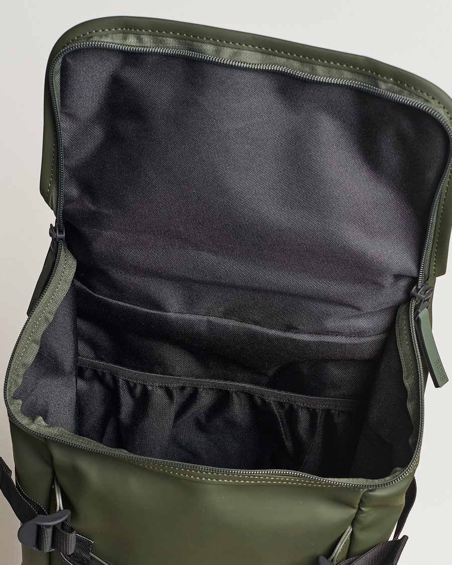 Herren | RAINS Trail Mountaineer Backpack Green | RAINS | Trail Mountaineer Backpack Green