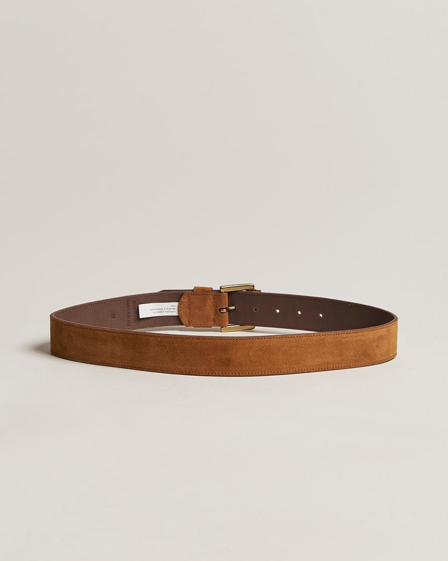 Herren | Polo Ralph Lauren Suede Belt Tan | Polo Ralph Lauren | Suede Belt Tan