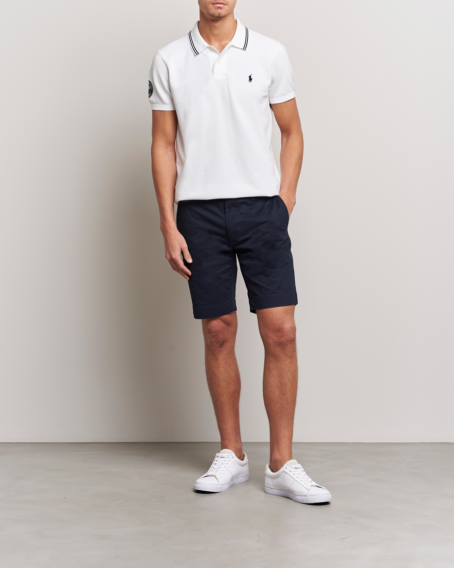 Herren | Poloshirts | Polo Ralph Lauren | Custom Slim Fit Wimbledon Polo Ceramic White