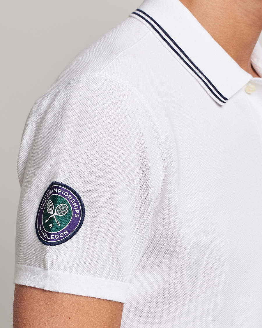 Herren | Poloshirts | Polo Ralph Lauren | Custom Slim Fit Wimbledon Polo Ceramic White