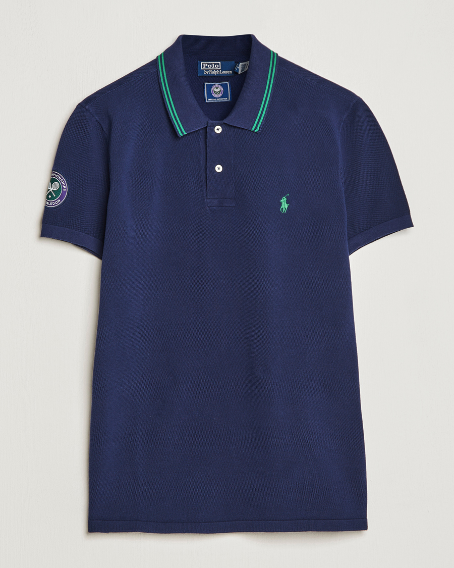 Herren | Poloshirts | Polo Ralph Lauren | Custom Slim Fit Wimbledon Polo Refined Navy