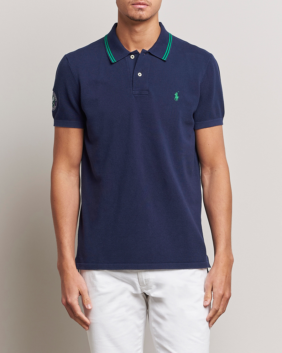 Herren | Poloshirts | Polo Ralph Lauren | Custom Slim Fit Wimbledon Polo Refined Navy