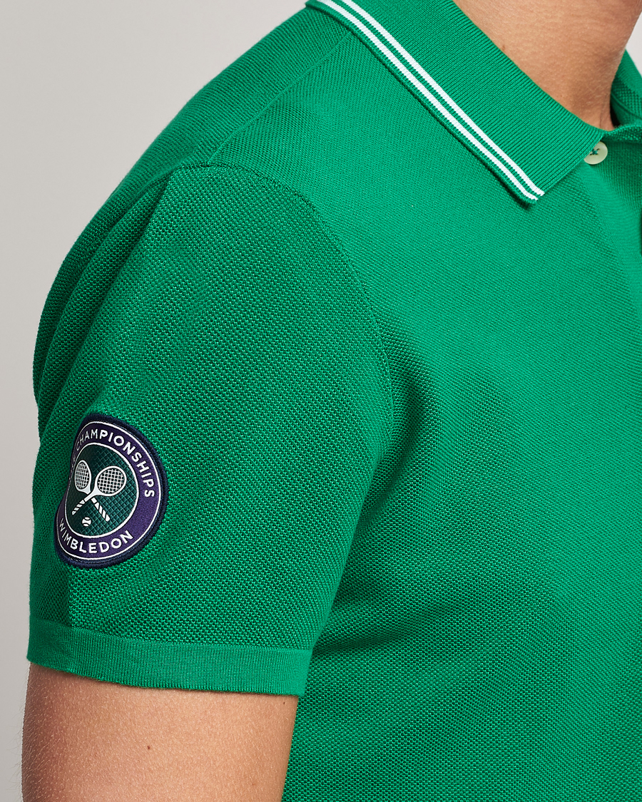 Herren | Poloshirts | Polo Ralph Lauren | Custom Slim Fit Wimbledon Polo Stem Green