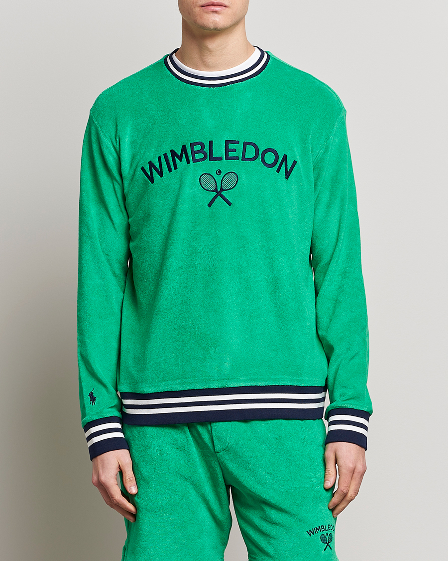 Herren | Pullover | Polo Ralph Lauren | Wimbledon Terry Sweatshirt Stem Green