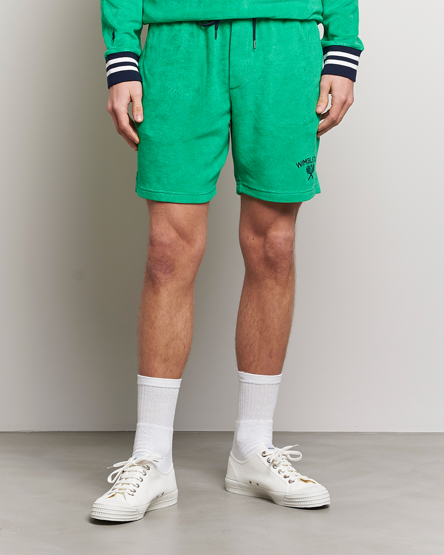 Herren | Shorts | Polo Ralph Lauren | Wimbledon Terry Sweatshorts Stem Green