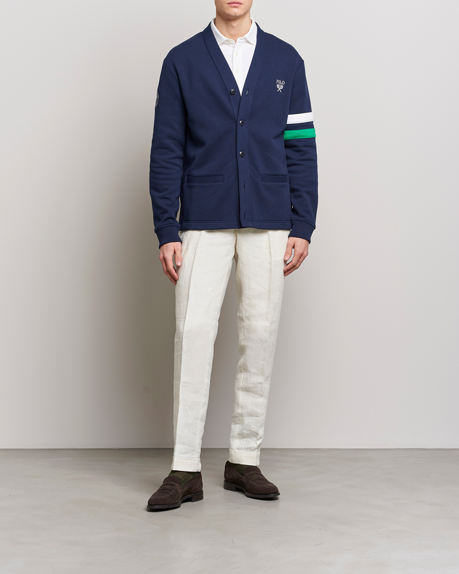 Herren | Pullover | Polo Ralph Lauren | Wimbledon Knitted Cardigan Refined Navy