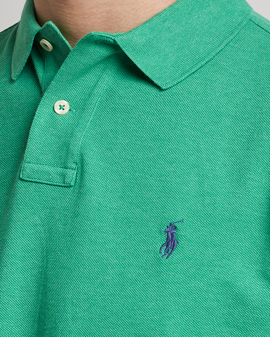 Herren | Poloshirts | Polo Ralph Lauren | Custom Slim Fit Polo Palm Green Heather
