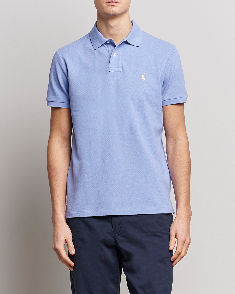Herren | Kurzarm-Poloshirts | Polo Ralph Lauren | Custom Slim Fit Polo Lafayette Blue