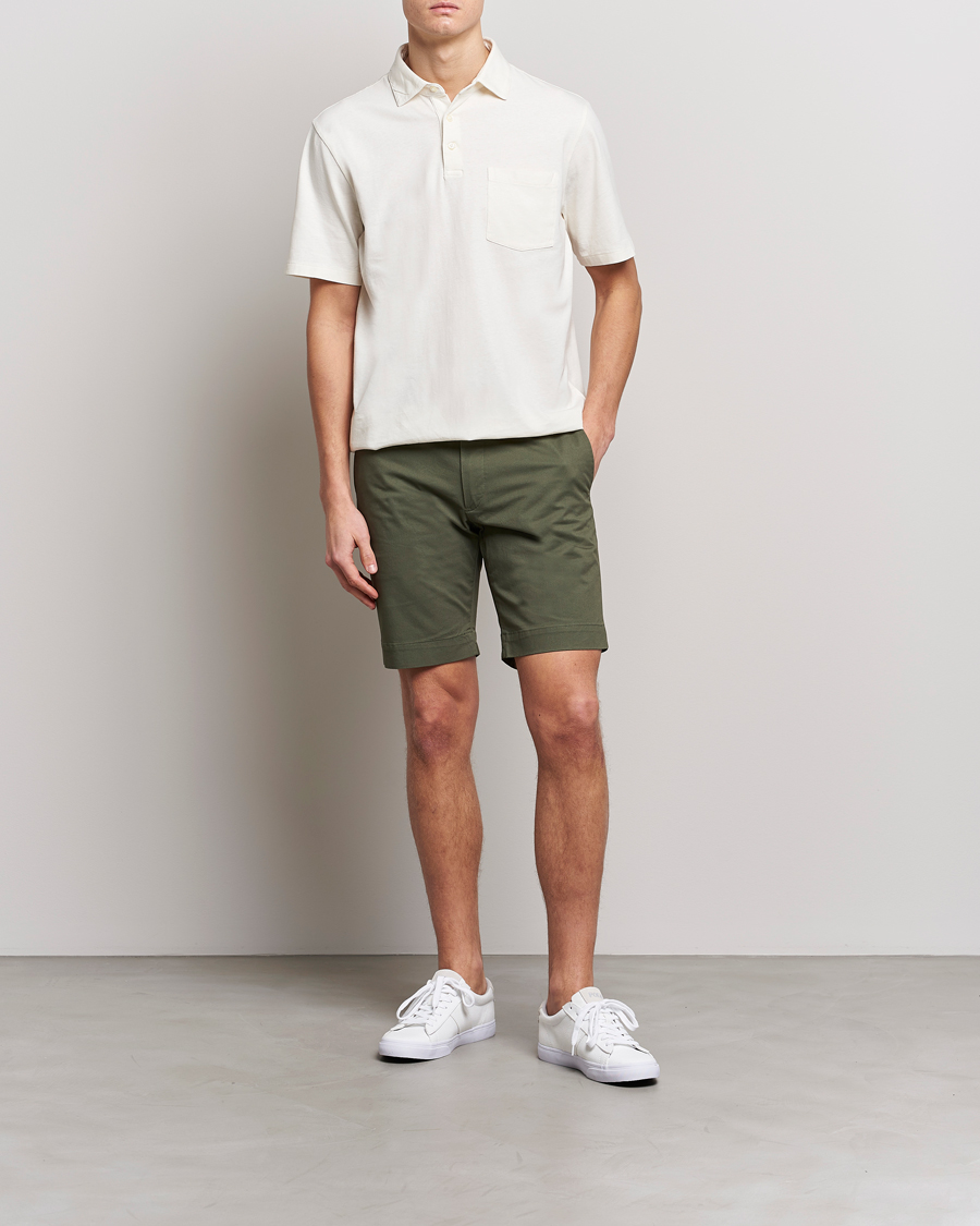 Herren | Poloshirts | Polo Ralph Lauren | Cotton/Linen Polo Antique Cream