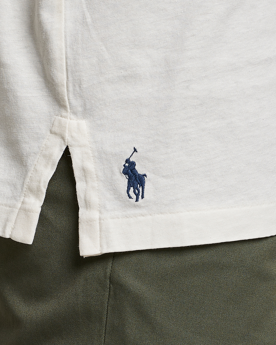 Herren | Poloshirts | Polo Ralph Lauren | Cotton/Linen Polo Antique Cream