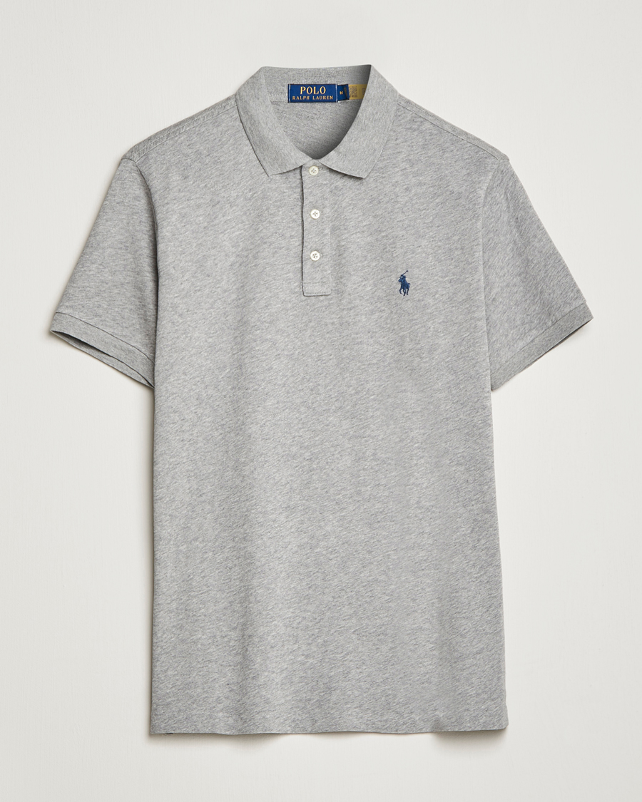 Herren | Poloshirts | Polo Ralph Lauren | Custom Fit Spa Terry Polo Andover Heather