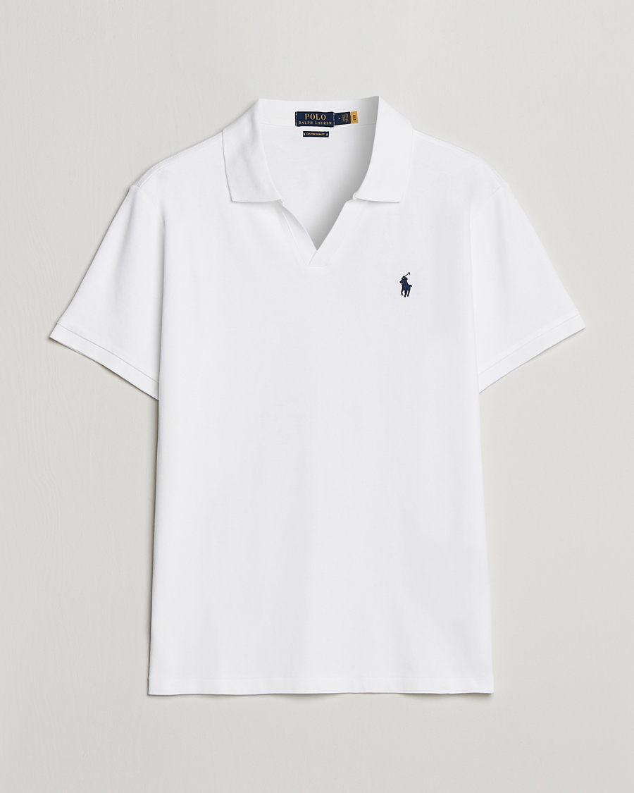 Herren | Poloshirts | Polo Ralph Lauren | Luxury Cotton Polo White
