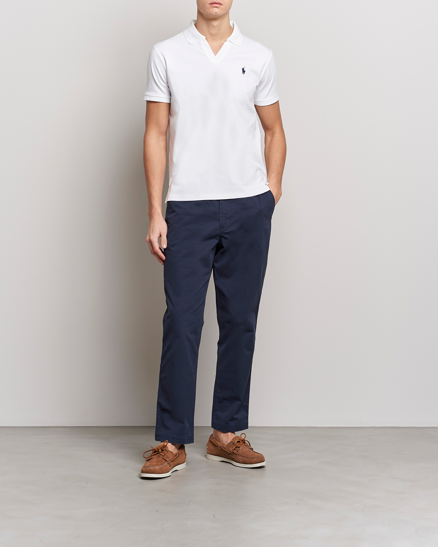 Herren | Poloshirts | Polo Ralph Lauren | Luxury Cotton Polo White
