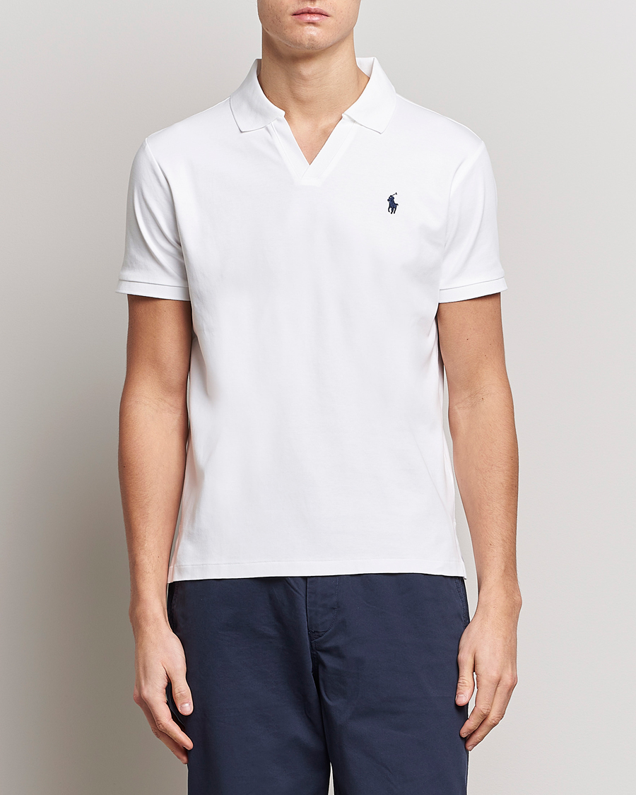 Herren | Poloshirts | Polo Ralph Lauren | Luxury Cotton Polo White