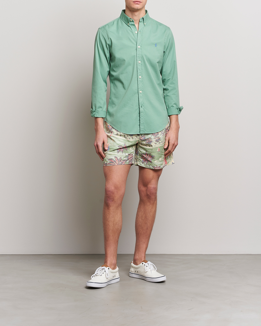 Herren | Badehosen | Polo Ralph Lauren | Hawaiian Bazar Swimshorts Beach Green