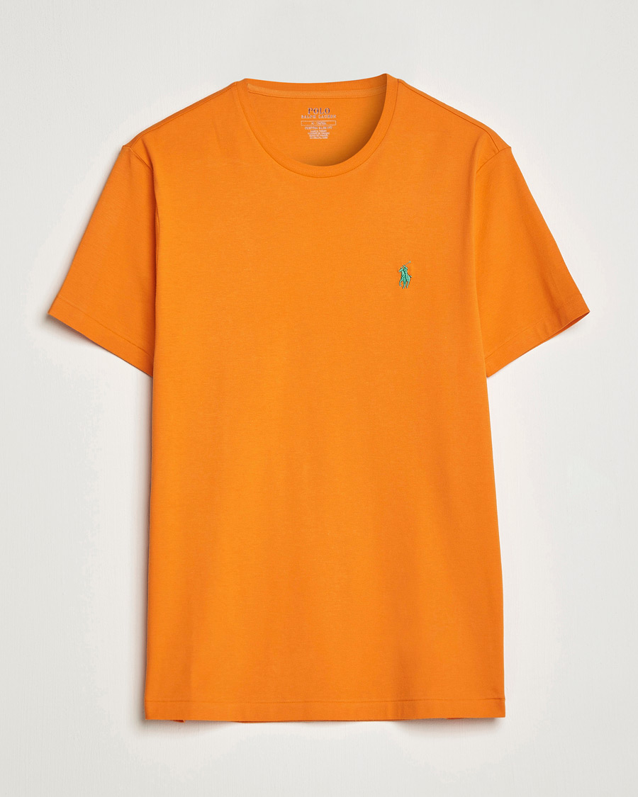 Herren | T-Shirts | Polo Ralph Lauren | Crew Neck T-Shirt Optic Orange