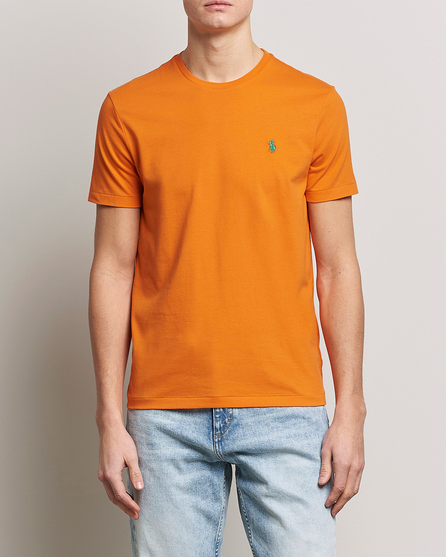 Herren | T-Shirts | Polo Ralph Lauren | Crew Neck T-Shirt Optic Orange