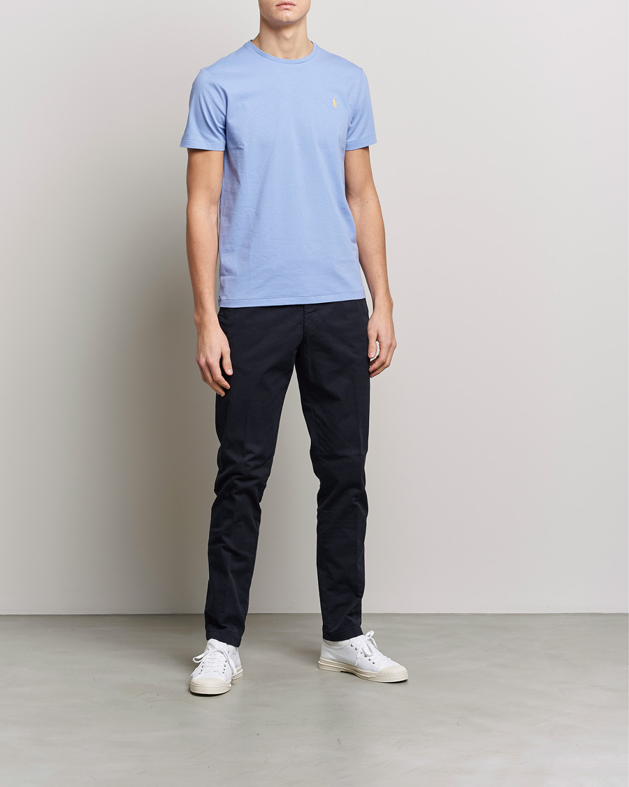 Herren | T-Shirts | Polo Ralph Lauren | Crew Neck T-Shirt Lafayette Blue