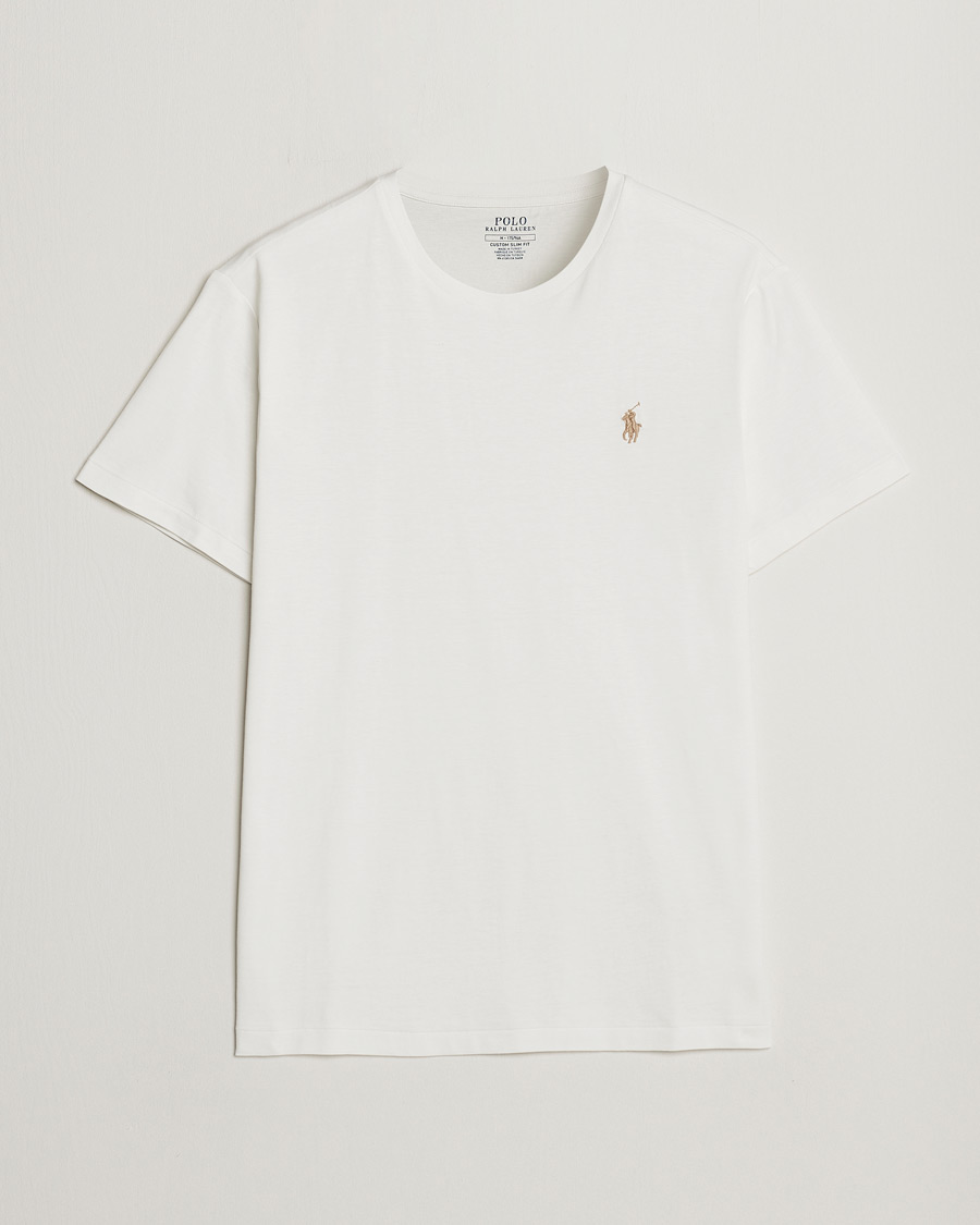 Herren | T-Shirts | Polo Ralph Lauren | Crew Neck T-Shirt Deckwash White
