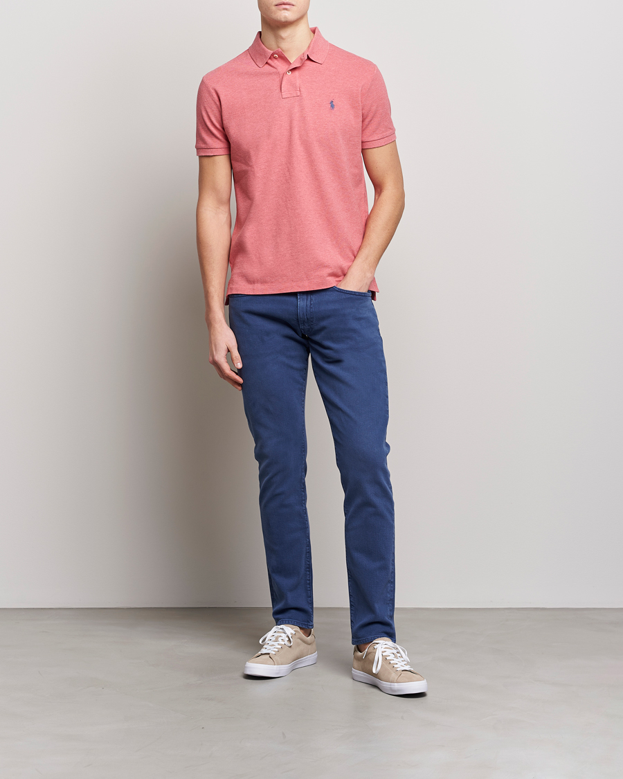 Herren | Poloshirts | Polo Ralph Lauren | Custom Slim Fit Polo Highland Rose Heather