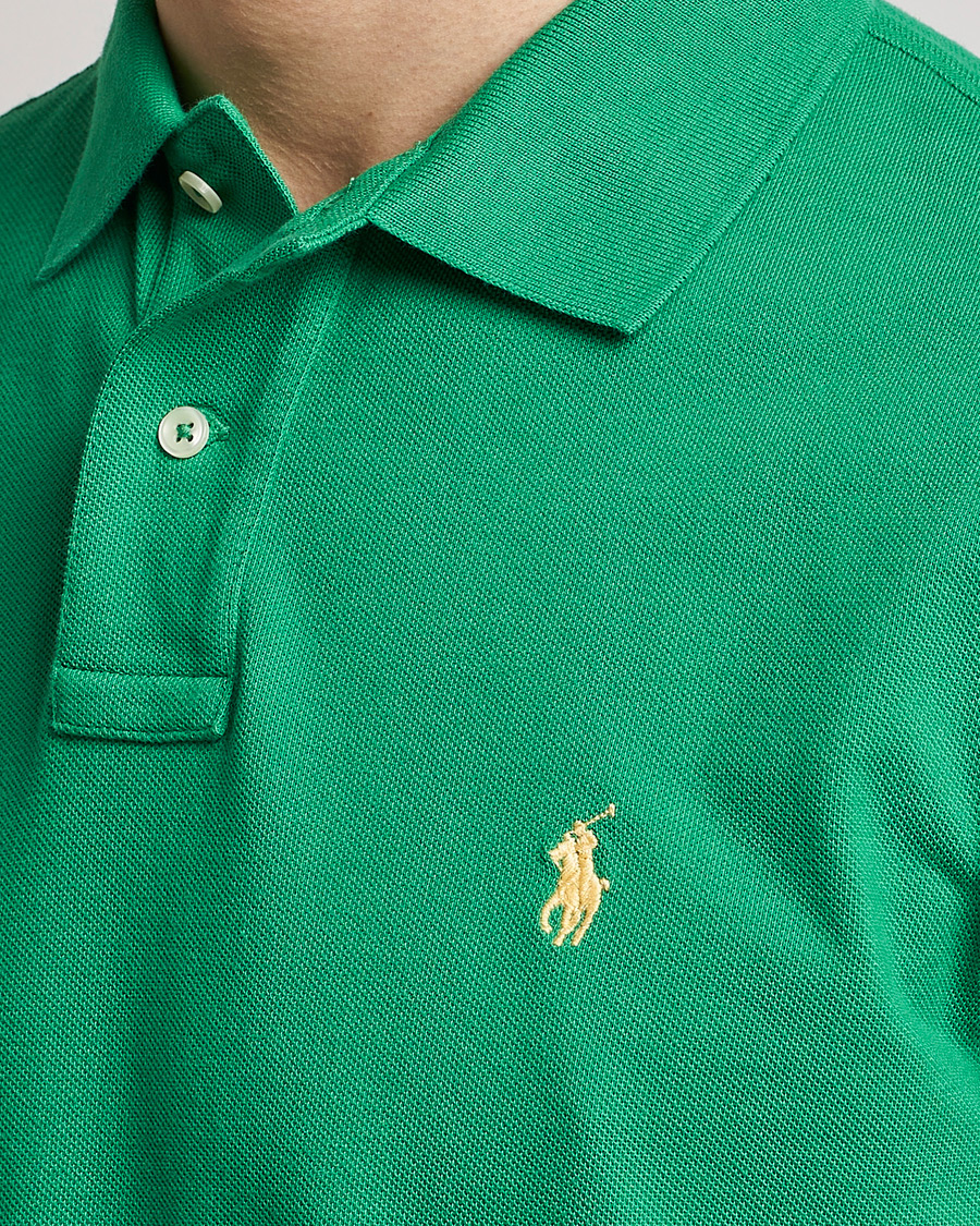 Herren | Poloshirts | Polo Ralph Lauren | Custom Slim Fit Polo Optic Green