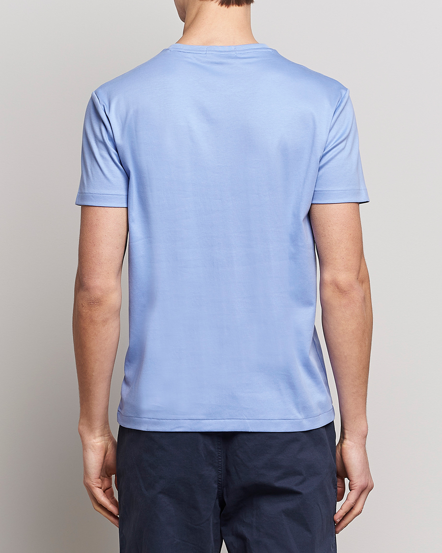 Herren | T-Shirts | Polo Ralph Lauren | Luxury Pima Cotton Crew Neck T-Shirt Lafayette Blue