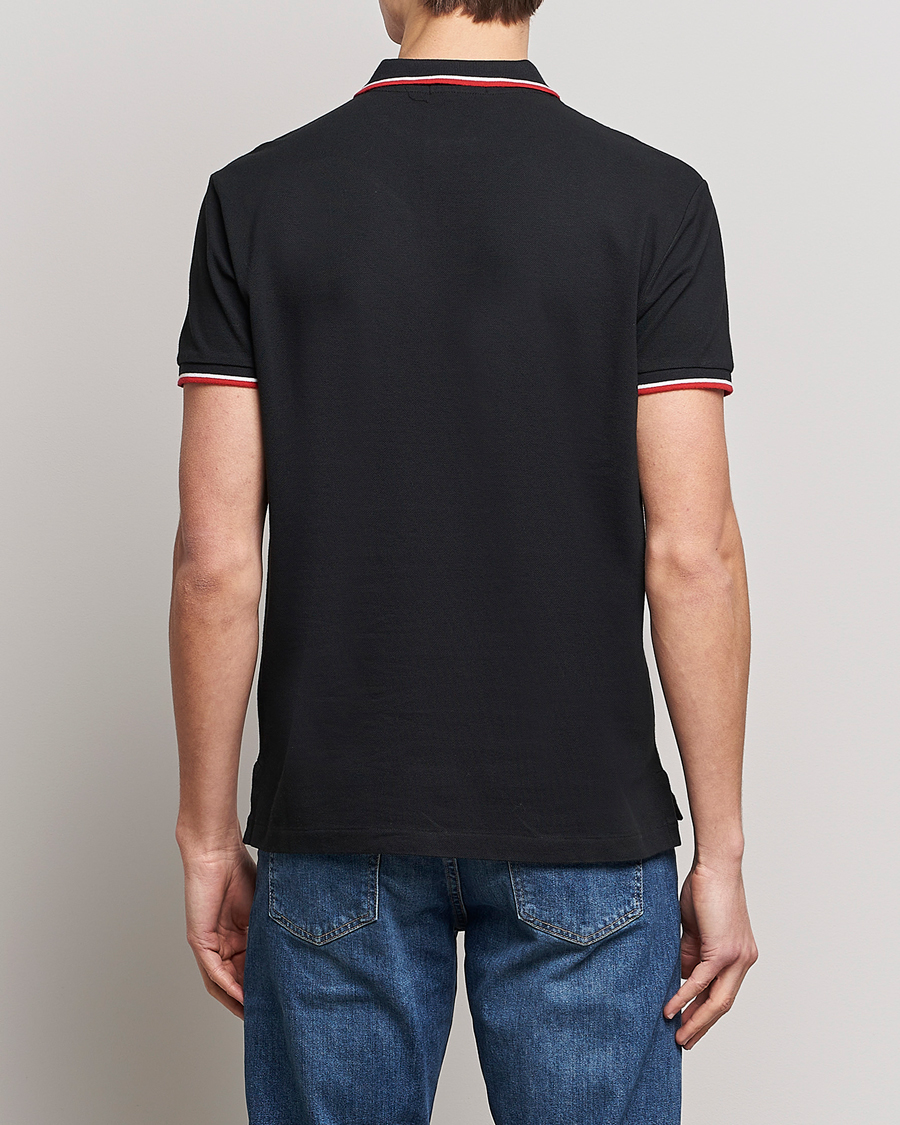 Herren | Poloshirts | Polo Ralph Lauren | Custom Slim Fit Tipped Polo Black