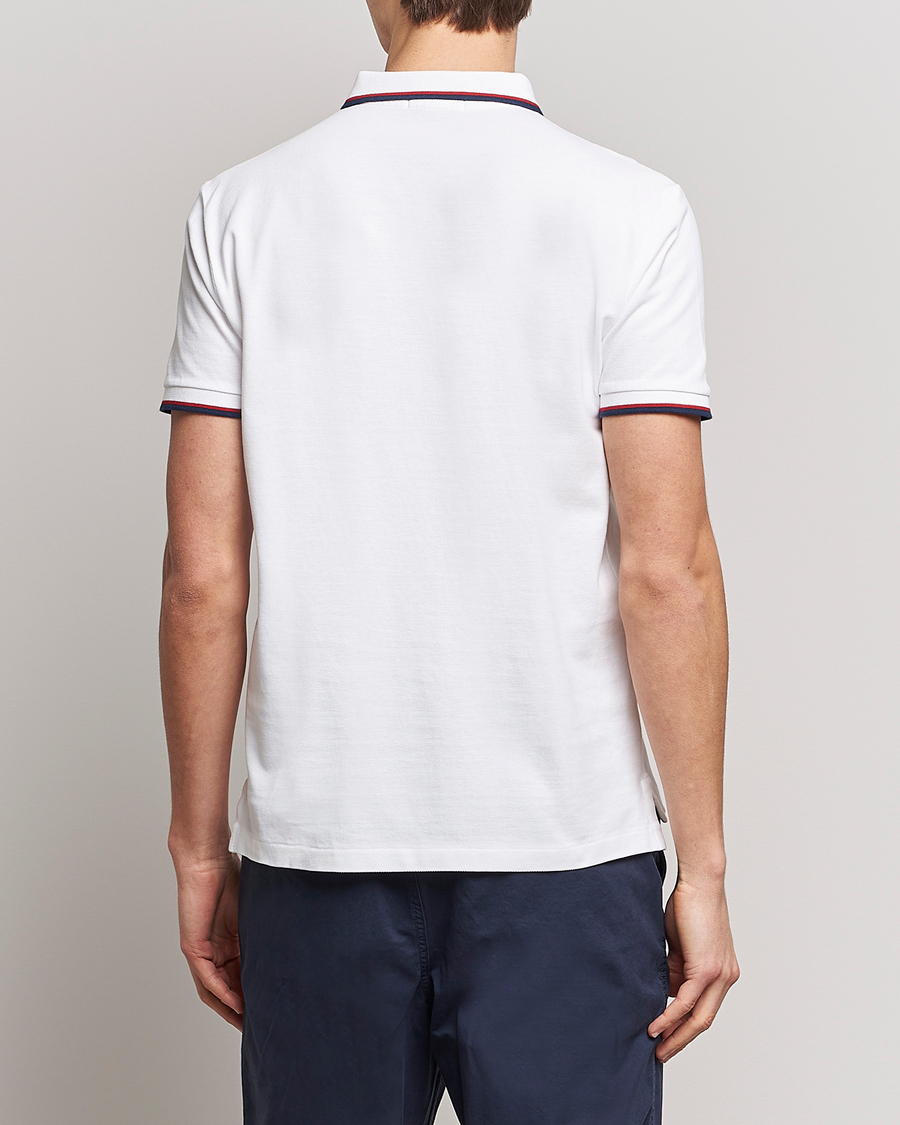 Herren | Poloshirts | Polo Ralph Lauren | Custom Slim Fit Tipped Polo White