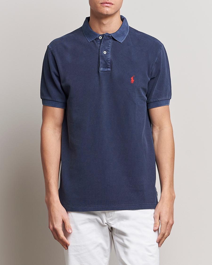 Herren | Poloshirts | Polo Ralph Lauren | Heritage Mesh Polo Newport Navy