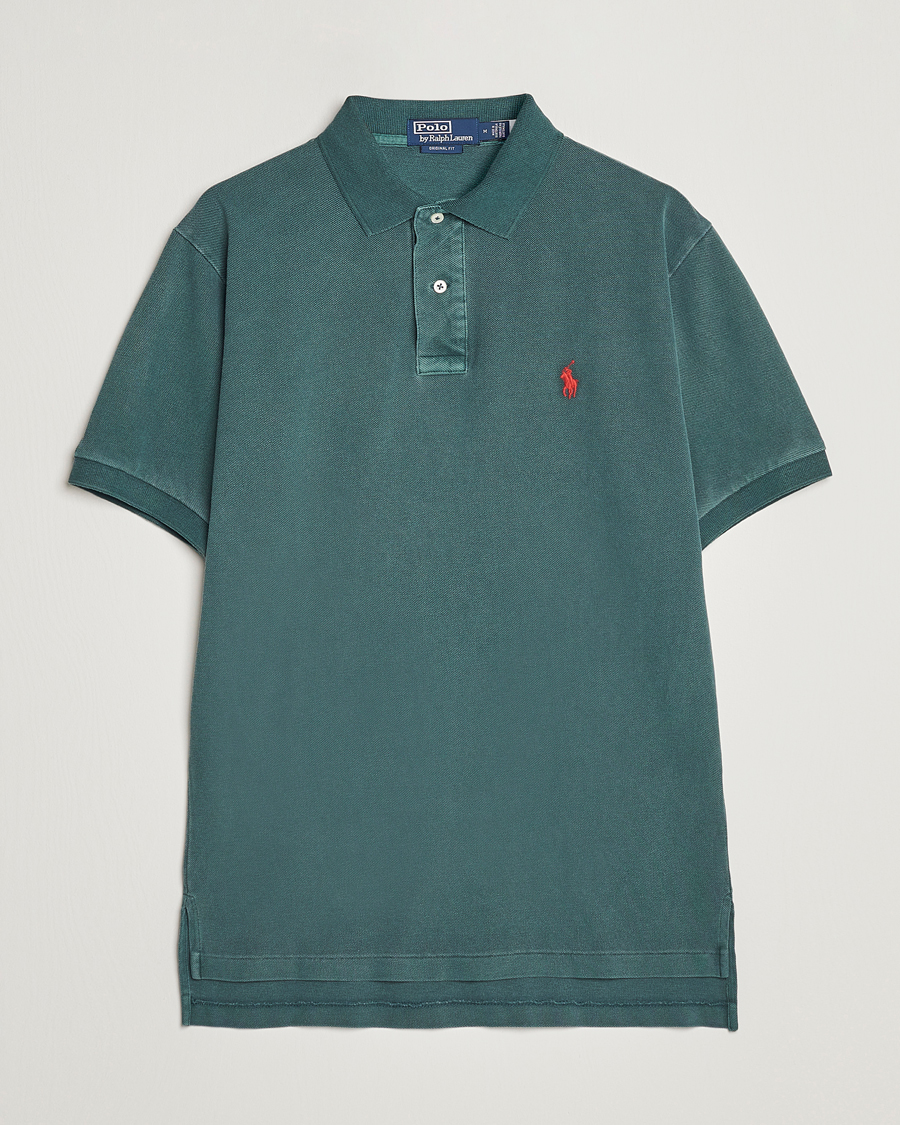 Herren | Poloshirts | Polo Ralph Lauren | Heritage Mesh Polo Forest Green