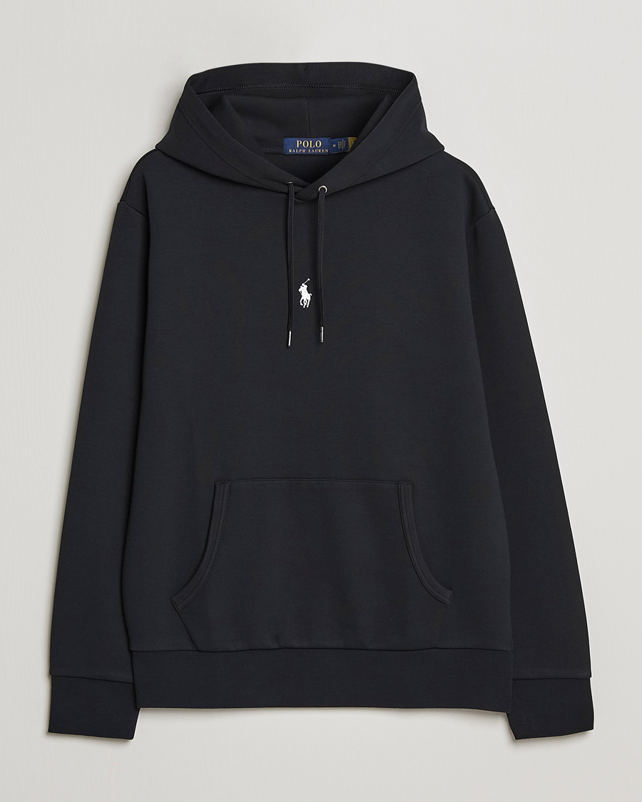 Herren | Pullover | Polo Ralph Lauren | Double Knit Center Logo Hoodie Black